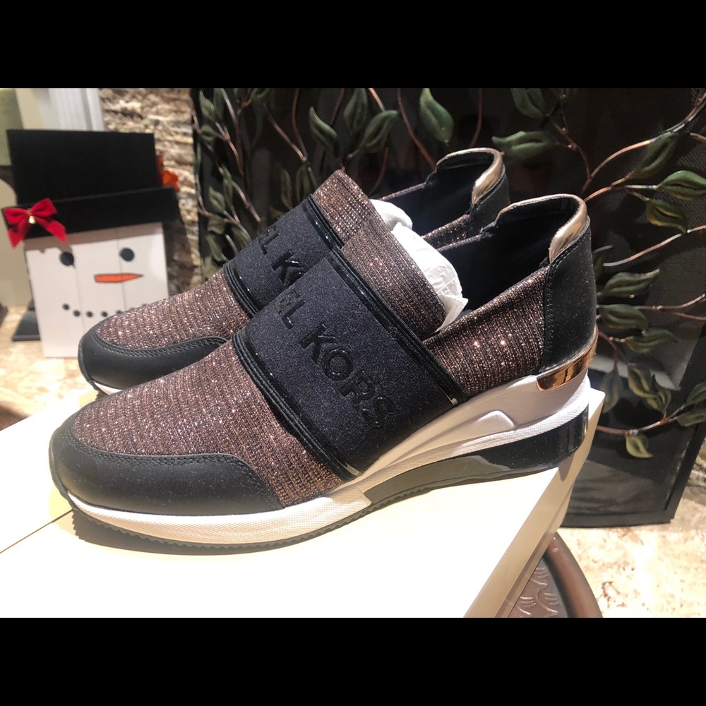 Michael Kors Felix Trainer Extreme-Rose gold